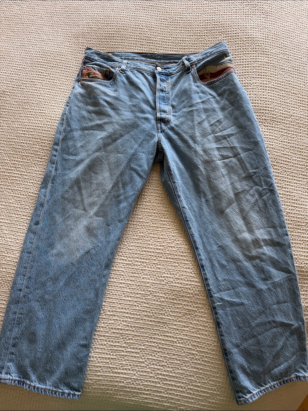 Levi's Desert Cactus Light Blue Denim Jeans